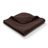 MiaCara Unica Fleece Blanket Mocca