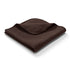 MiaCara Unica Fleece Blanket Mocca