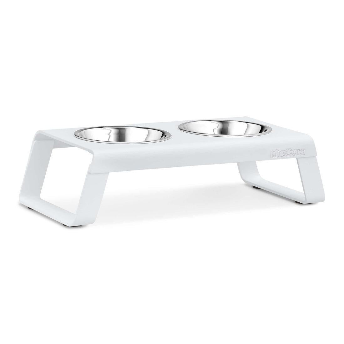 MiaCara Desco Cat Feeder White