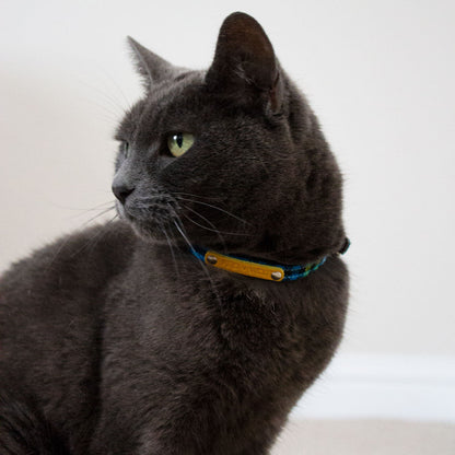 Hiro + Wolf Shuka Blue Cat Collar