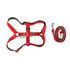 Bowl&Bone Dog Harness Active & Lead Red