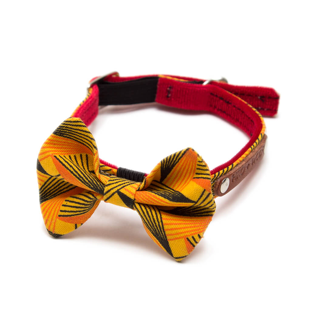 Fireworks Cat Bow Tie