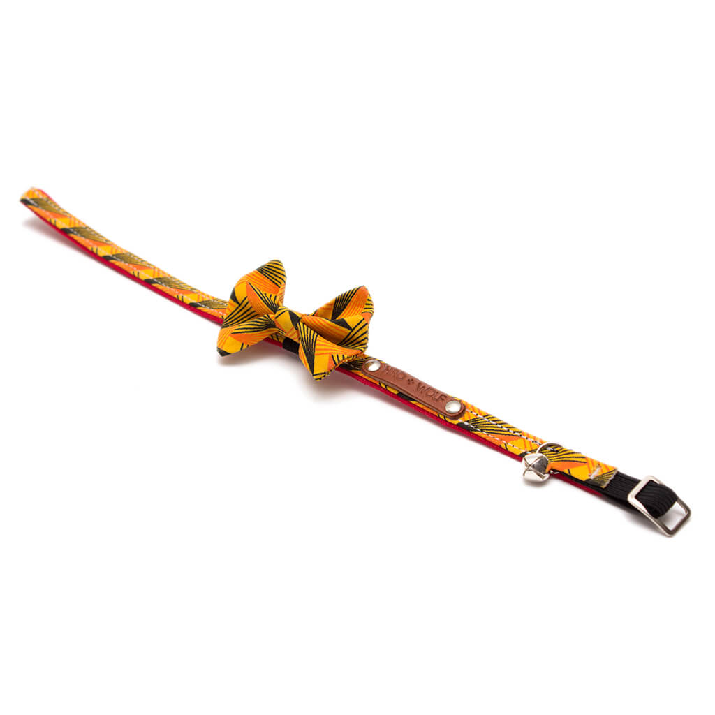 Fireworks Cat Bow Tie