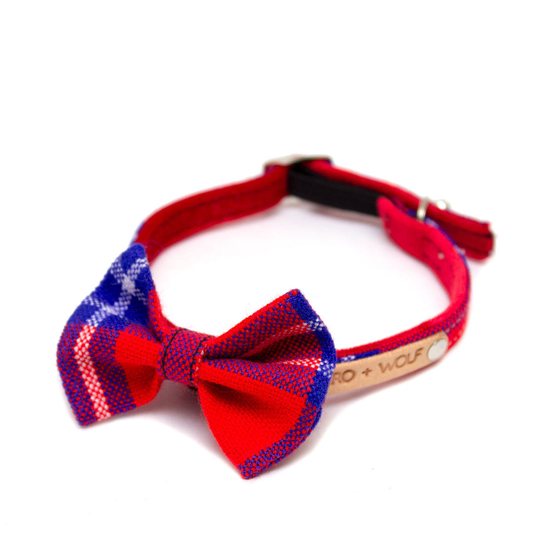 Hiro + Wolf Shuka Red Cat Bow Tie